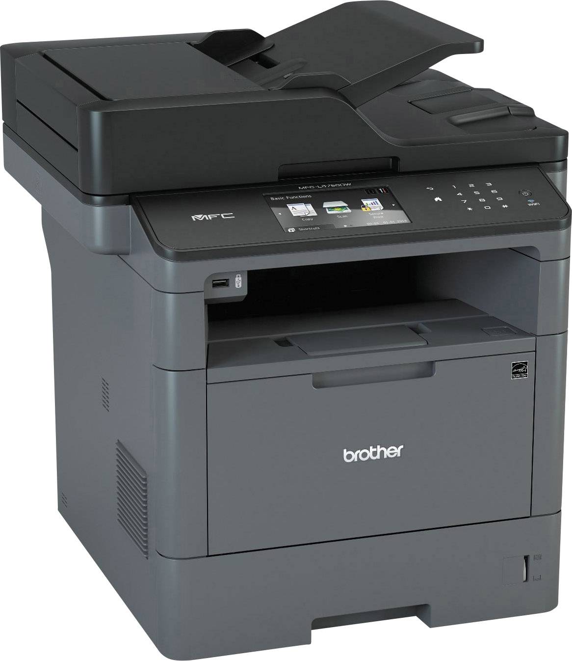 Brother MFC-L5750DW Multifunktionsdrucker Laser Schwarz-Weiß A4 Drucker, Scanner, Kopierer, Fax LAN, Duplex, Duplex-ADF