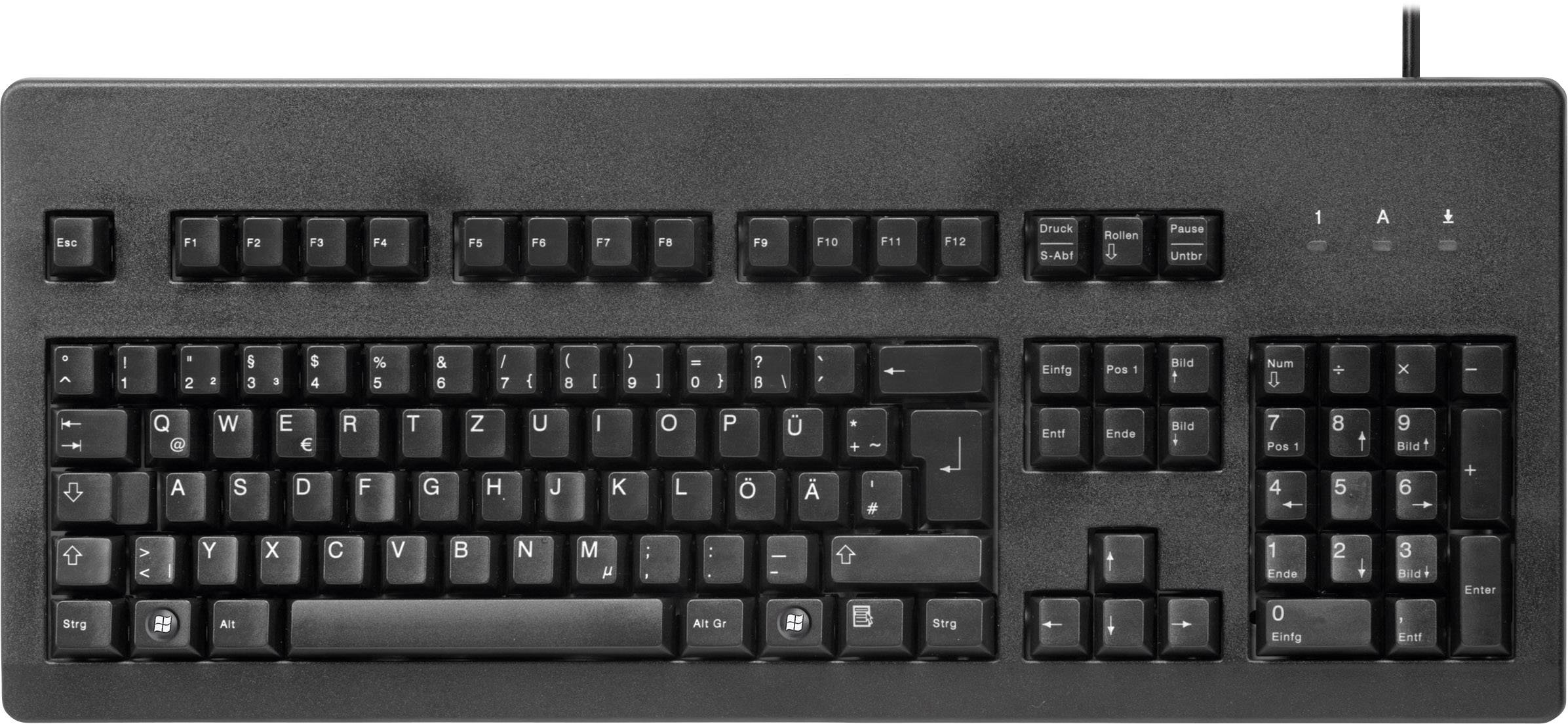 Cherry G80-3000 USB Tastatur Deutsch, QWERTZ Schwarz