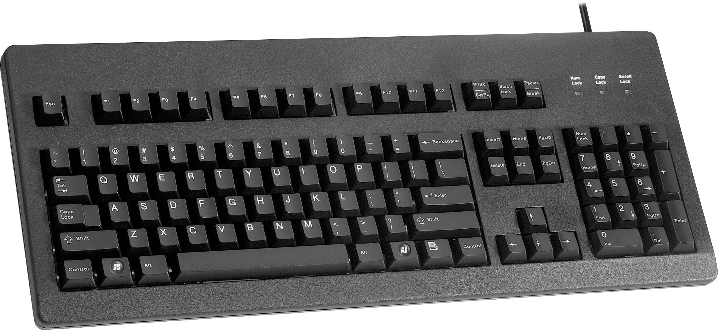 CHERRY G80-3000 USB Tastatur Deutsch, QWERTZ Schwarz
