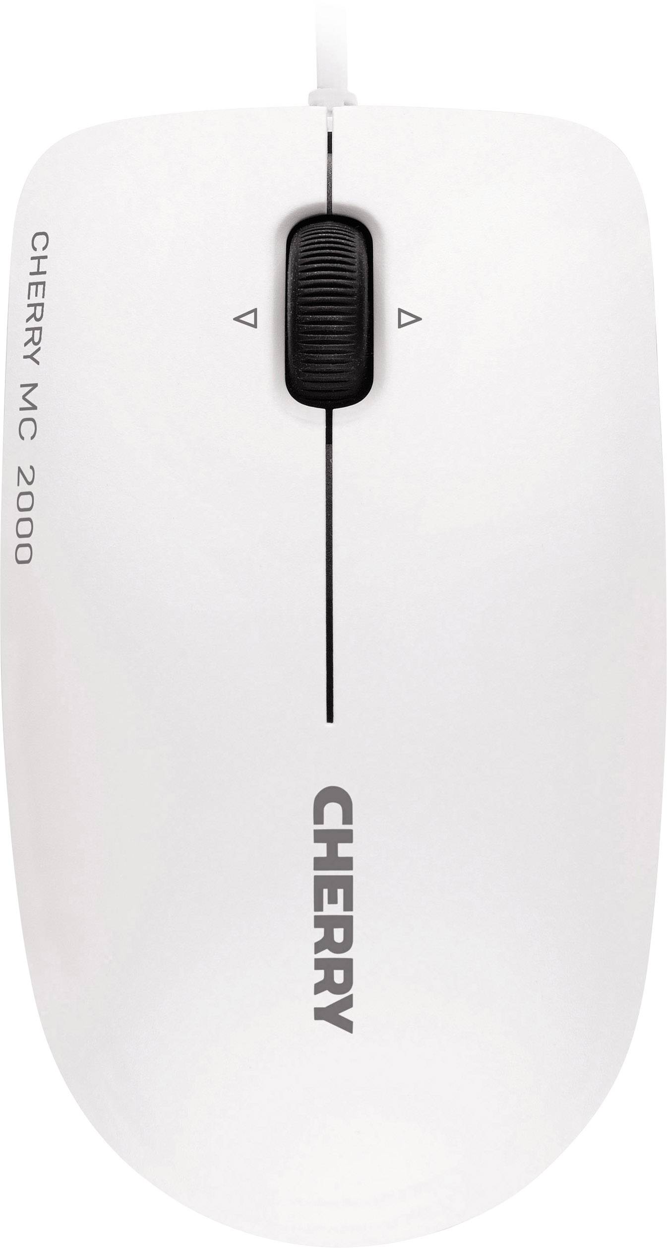 CHERRY MC 2000 Maus USB Infrarot Weiß 3 Tasten 1600 dpi