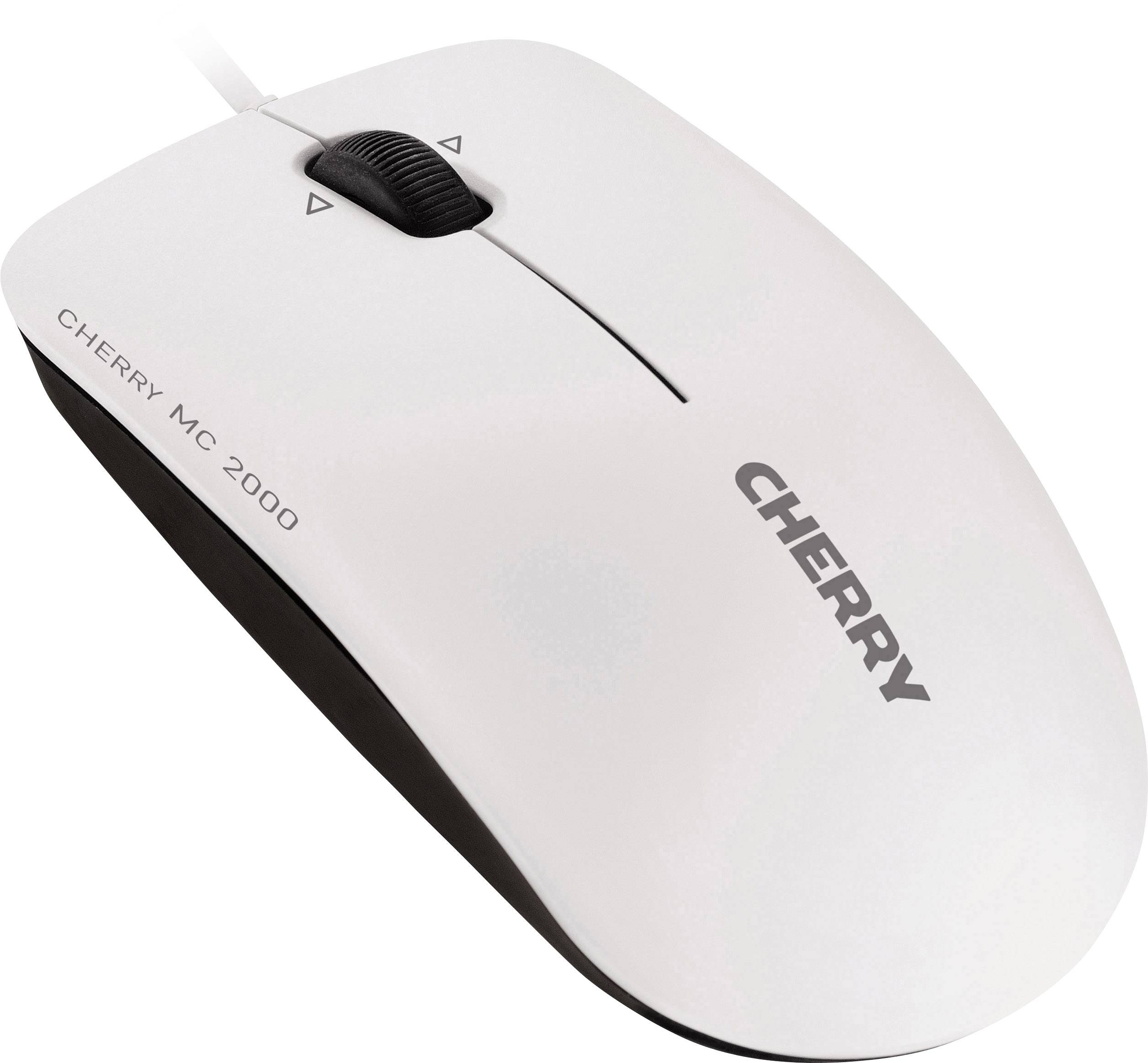 CHERRY MC 2000 Maus USB Infrarot Weiß 3 Tasten 1600 dpi
