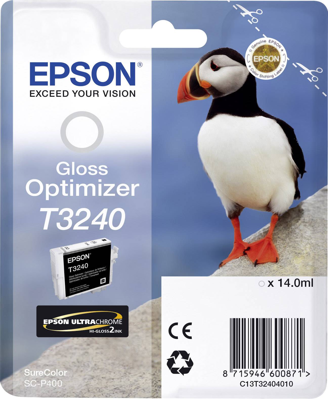 Epson Druckerpatrone T3240 Original Glanzoptimierer C13T32404010
