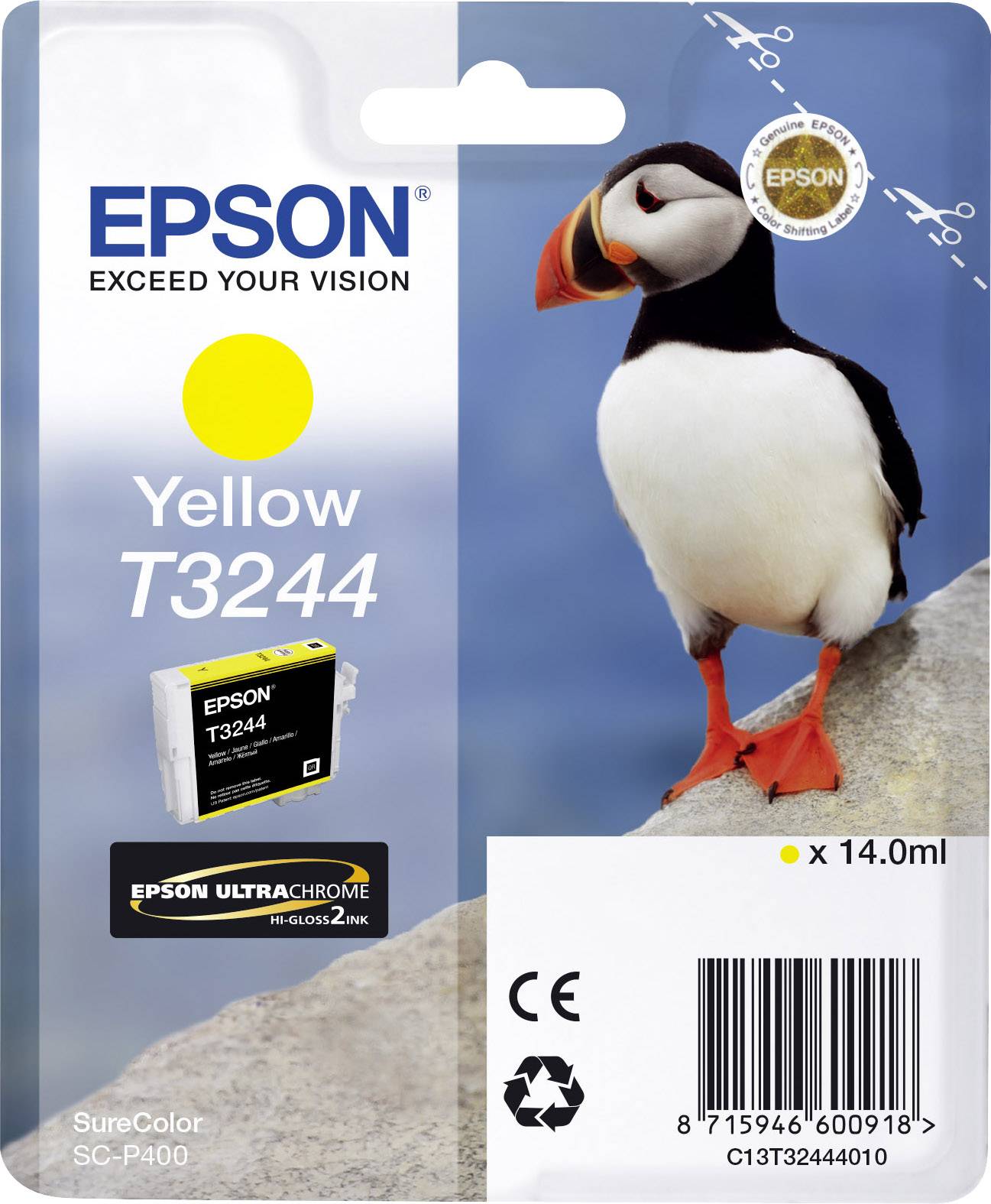 Epson Druckerpatrone T3244 Original Gelb C13T32444010