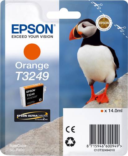 Epson Druckerpatrone T3249 Original Orange C13T32494010