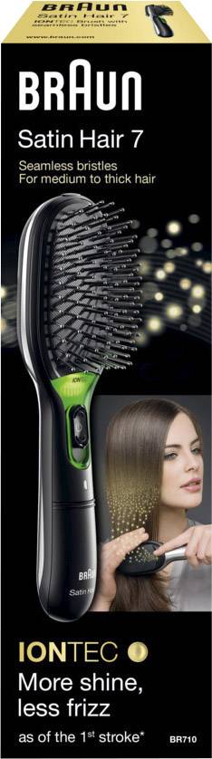 Braun Satin Hair 7 Haarbürste Schwarz mit Ionisierung