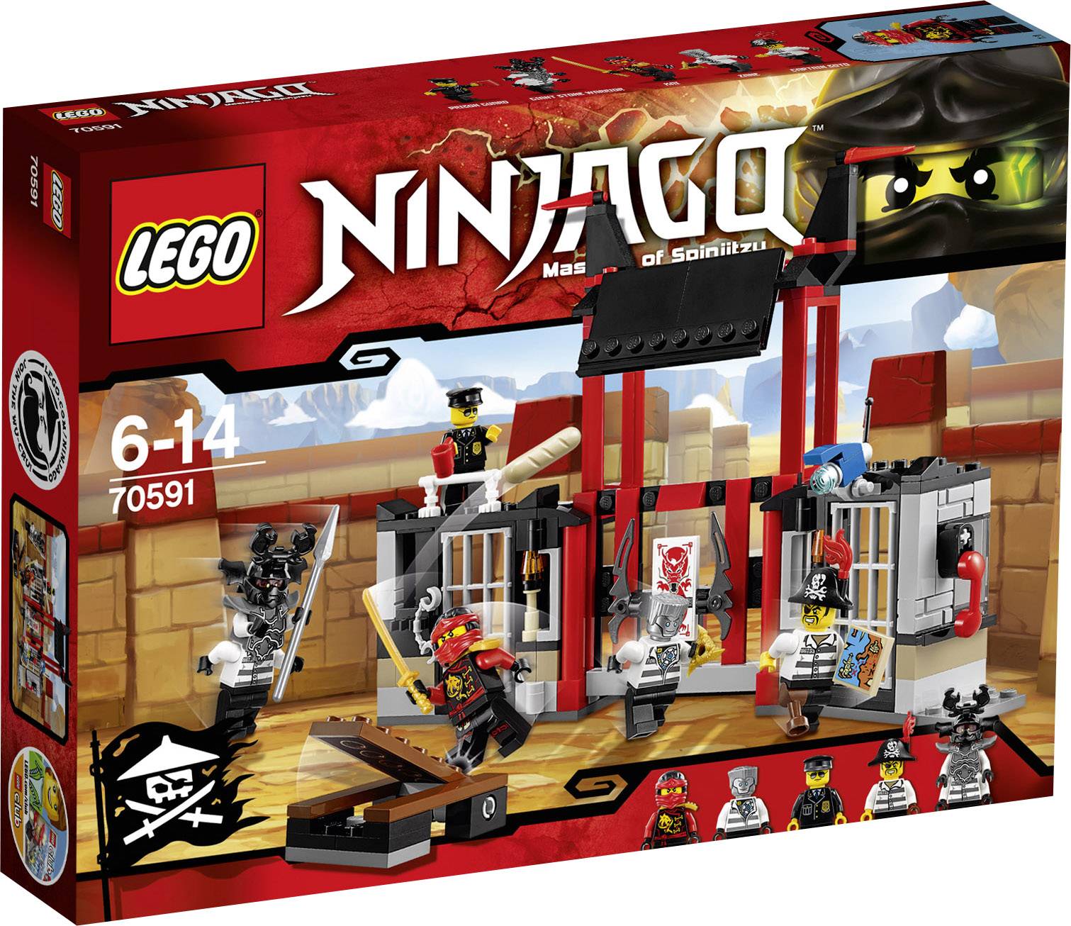 70591 LEGO® NINJAGO Kryptarium-Gefängnisausbruch