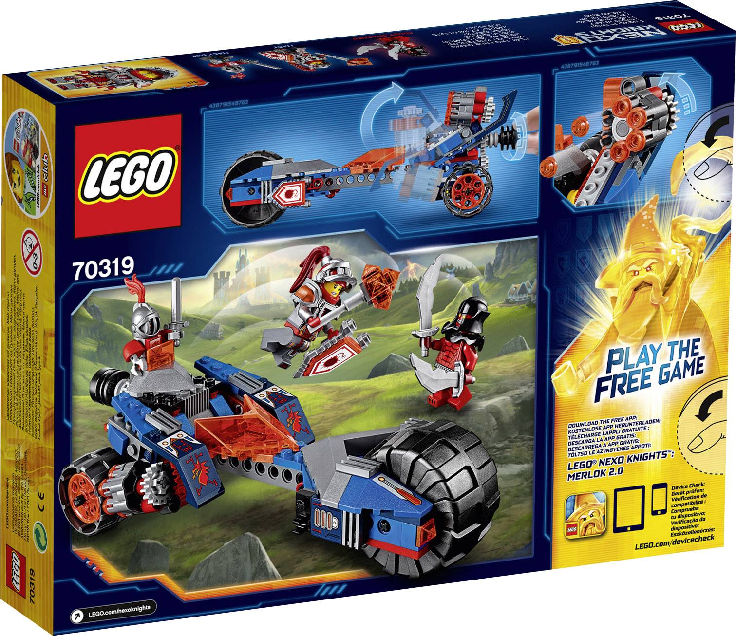 70319 LEGO® NEXO KNIGHTS™ Macys Donnerbike