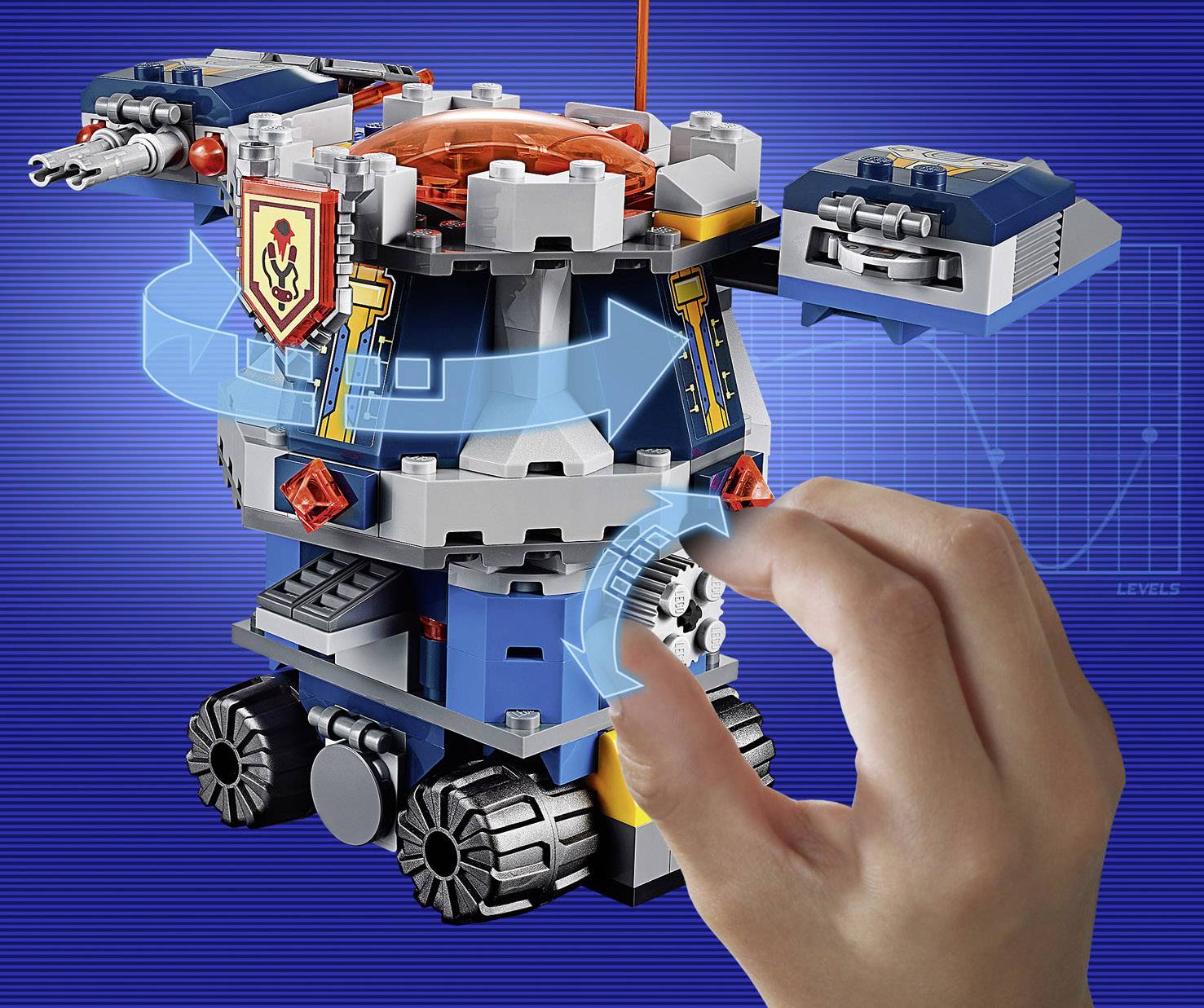 70322 LEGO® NEXO KNIGHTS™ Axls mobiler Verteidigungsturm