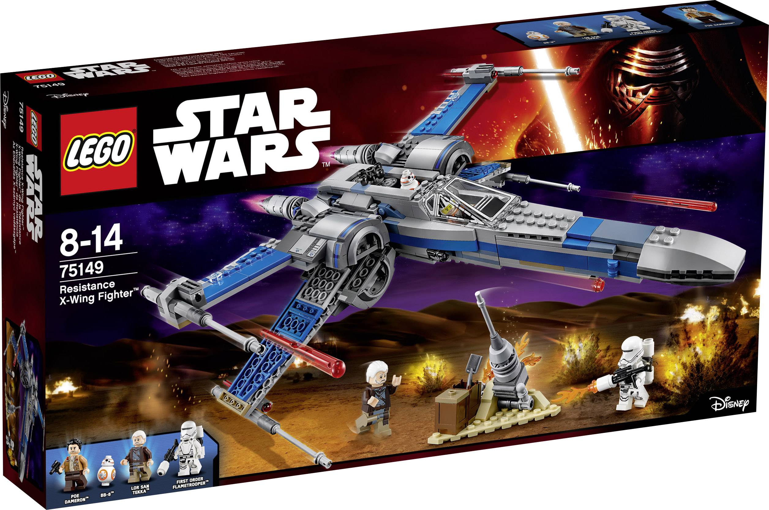75149 LEGO® STAR WARS™ Resistance X-Wing Fighter™