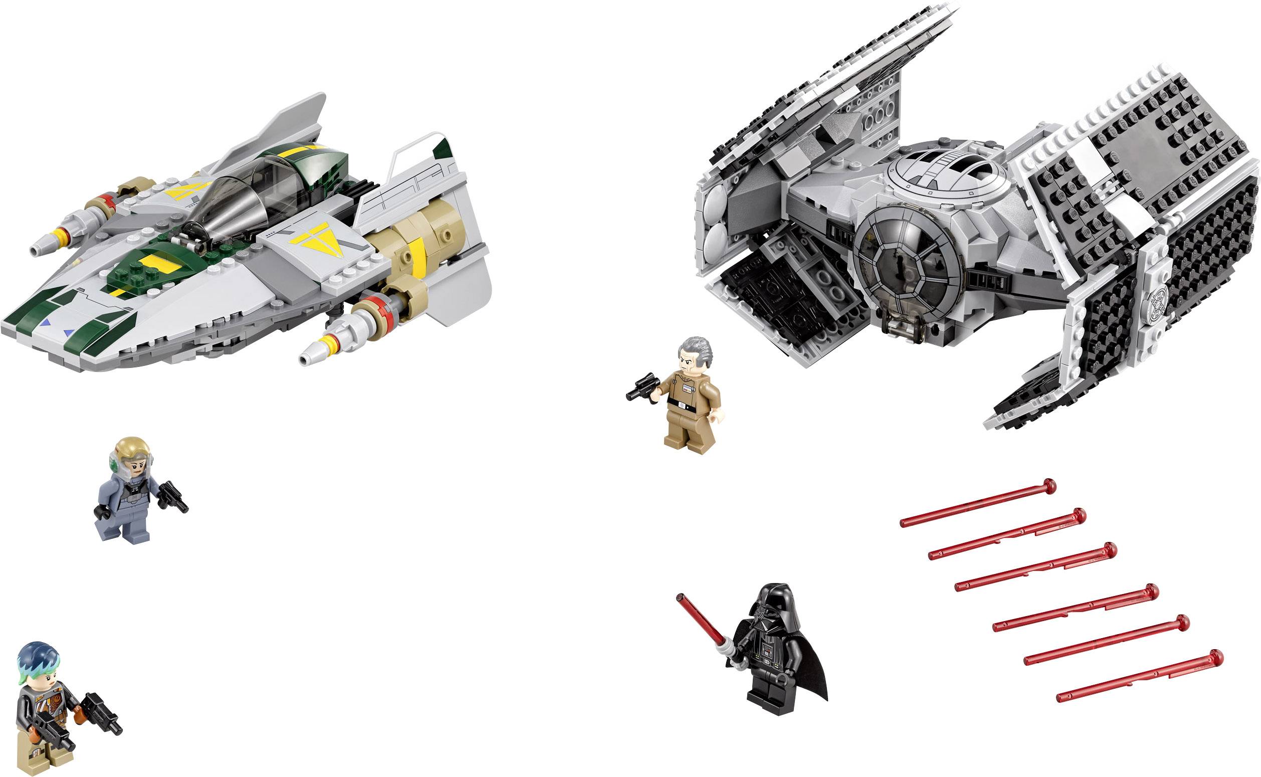 75150 LEGO® STAR WARS™ Vader's TIE Advanced vs. A-Wing Starfighter