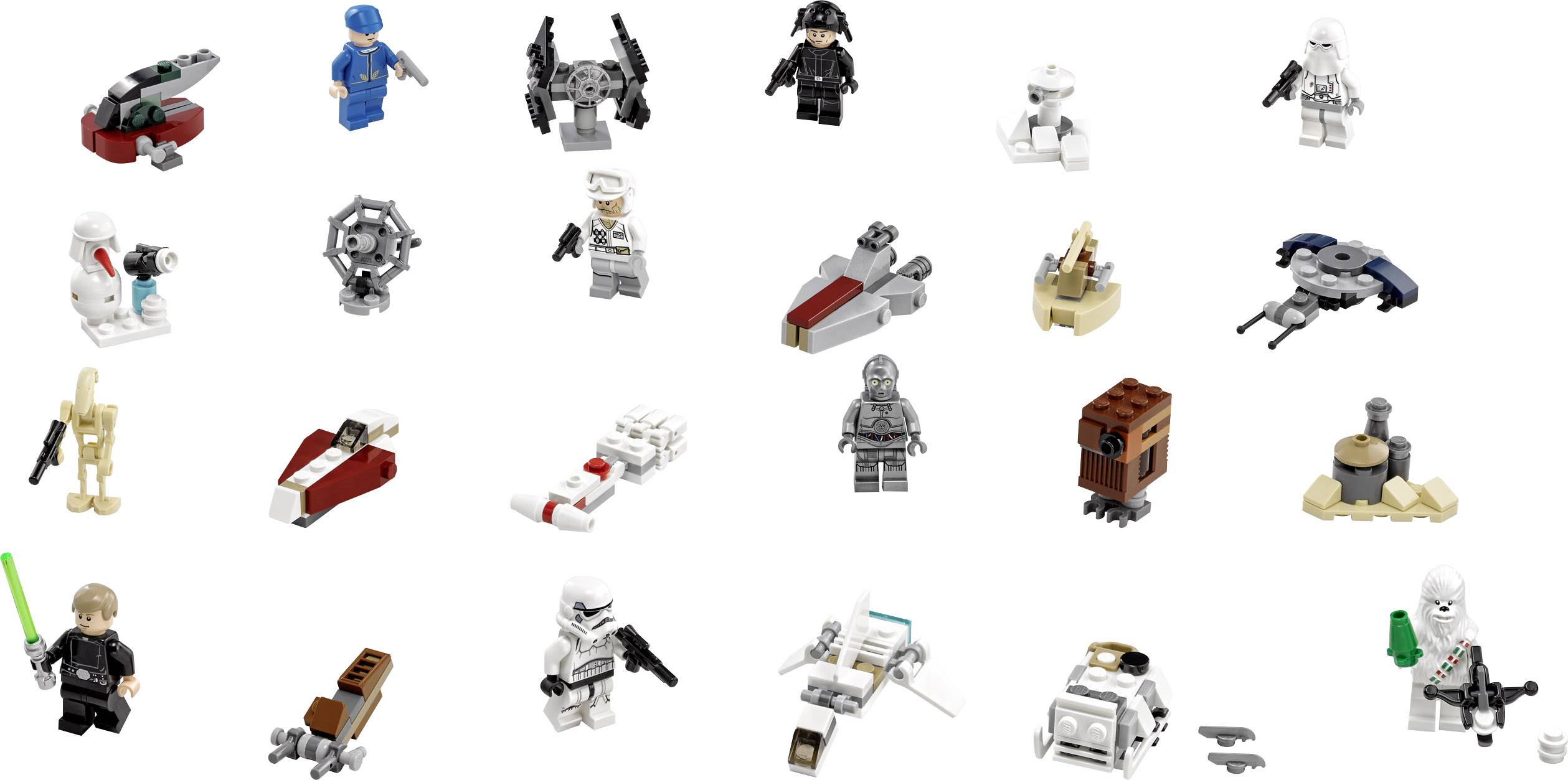 LEGO StarWars Kerst Adventskalender Altersklasse 6 - 14 Jahre