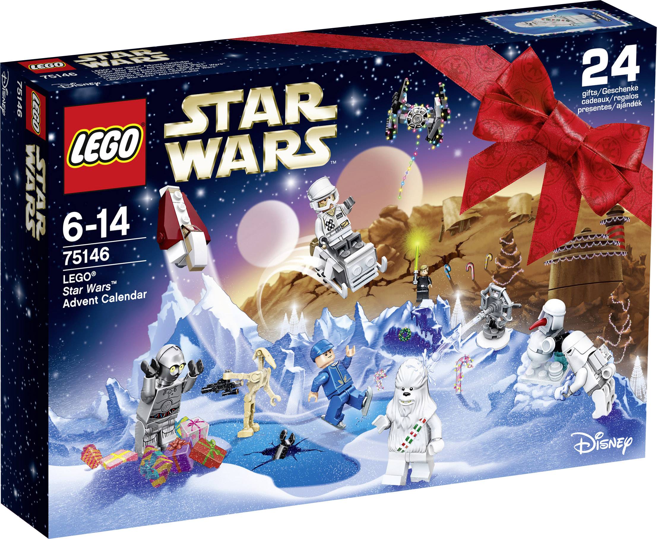 LEGO StarWars Kerst Adventskalender Altersklasse 6 - 14 Jahre