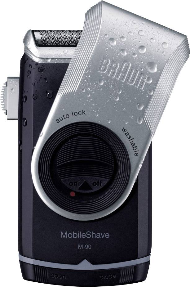 Braun Folienrasierer MobileShave M90 Schwarz
