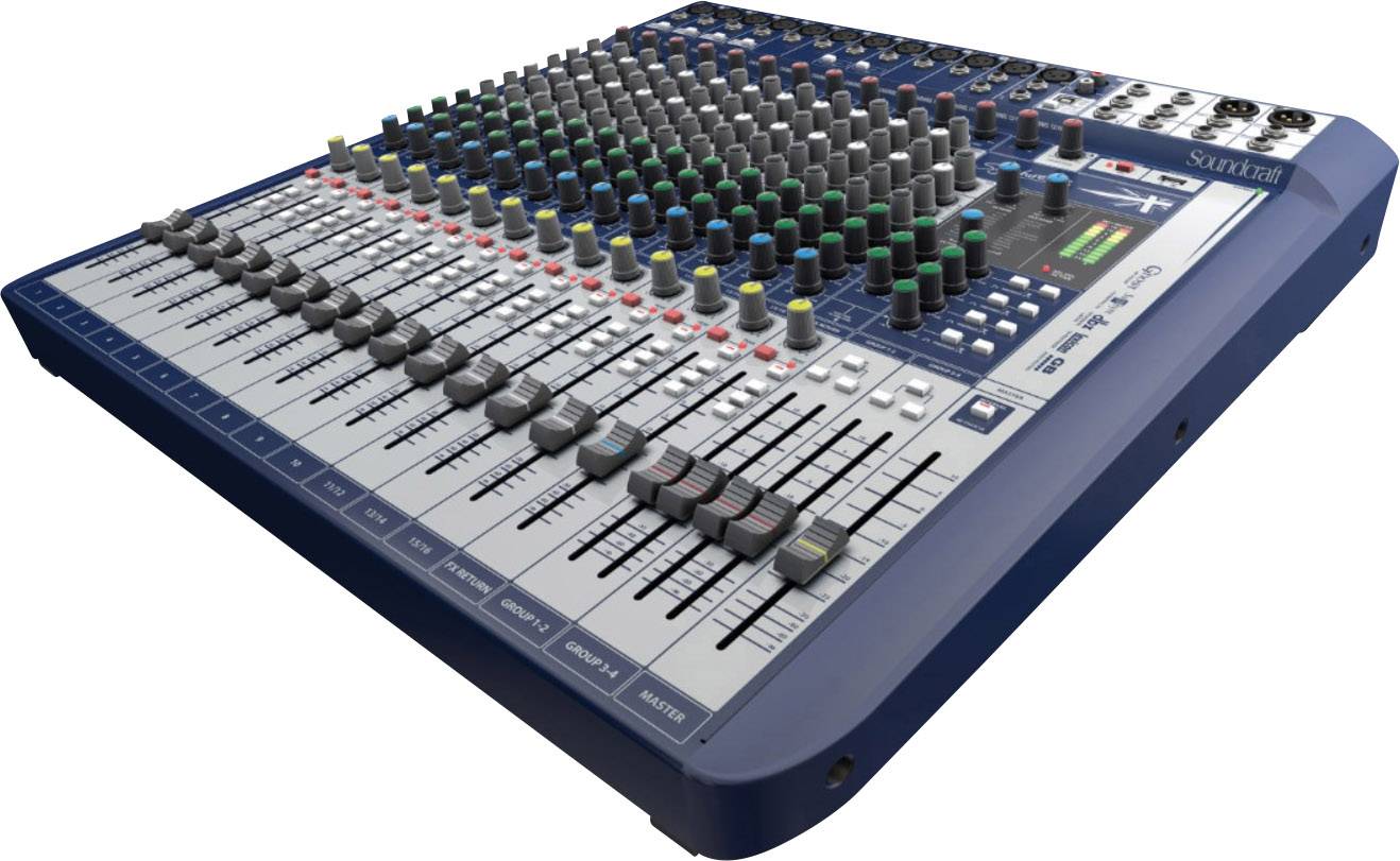SoundCraft SIGNATURE 16 Konsolen-Mischpult Anzahl Kanäle:16 USB-Anschluss