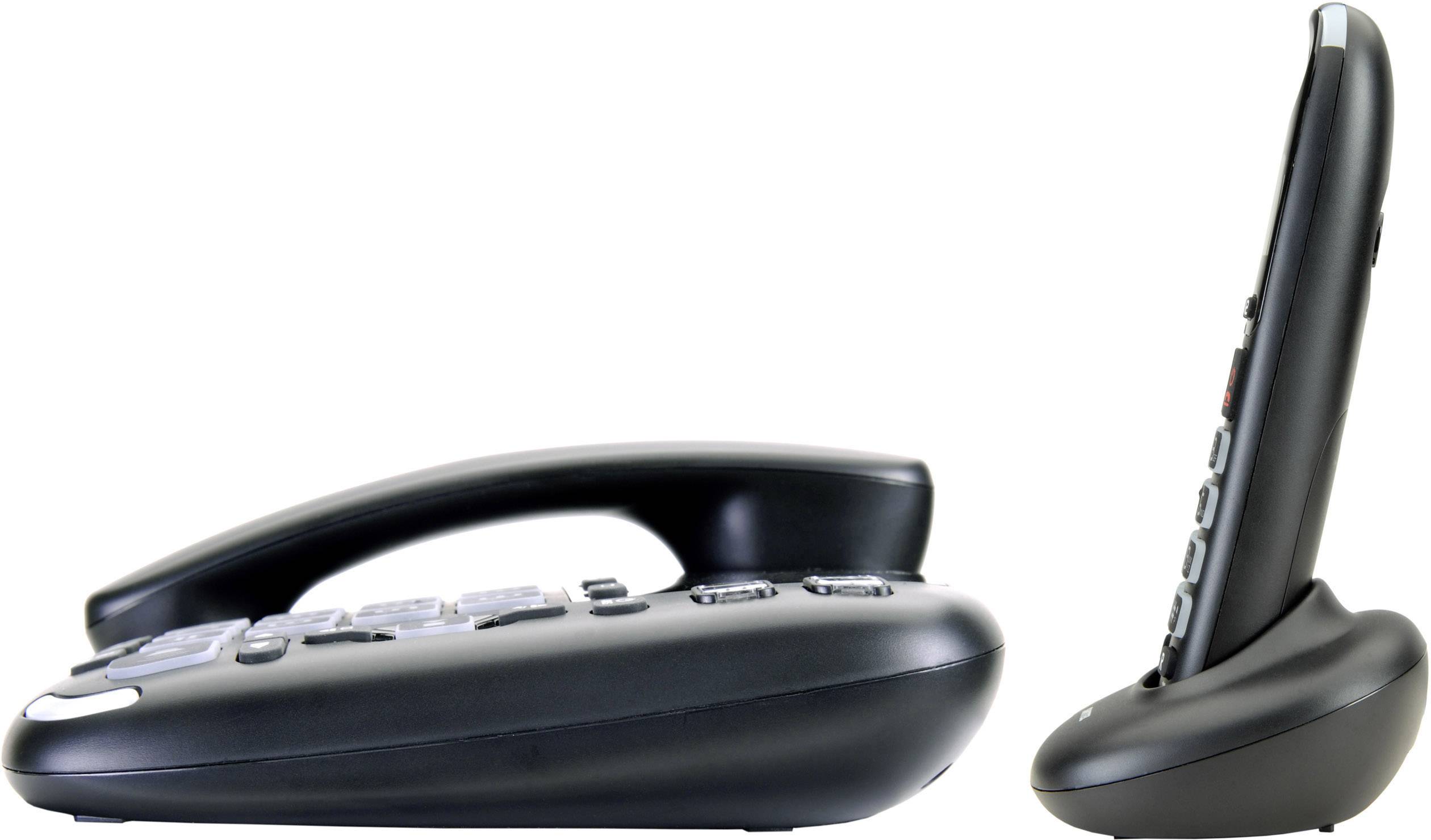 Switel Vita DCT 50072 Combo Schnurloses Seniorentelefon Freisprechen, Optische Anrufsignalisierung, Anrufbeantworter Beleuchtetes