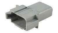 TE Connectivity DT04-08PA Rundstecker Stecker, gerade Gesamtpolzahl: 8 Serie (Rundsteckverbinder)