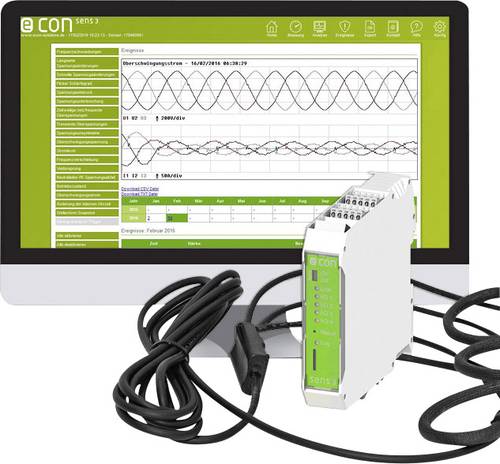 Econ Solutions econ sens3PRO - 400A Netz-Analysegerät 3phasig mit Loggerfunktion