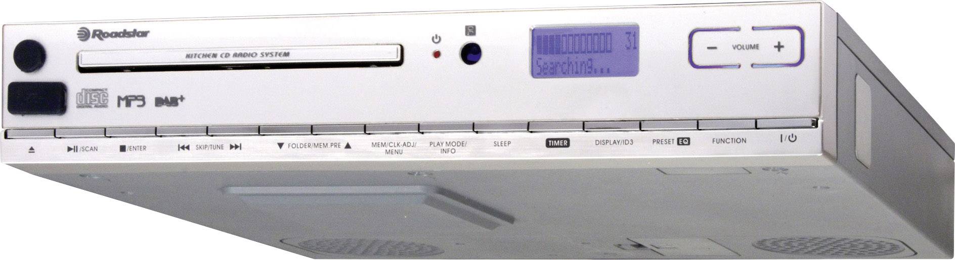 Réveil Digital Radio DAB+ FM Roadstar – Double Alarme, écran LCD Lumineux, Chargeur USB, Fonction Snooze – Blanc - 8