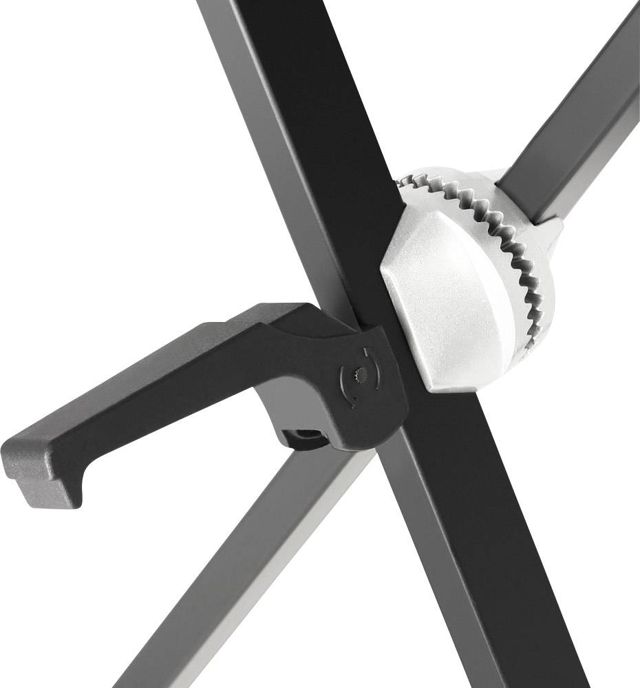 Adam Hall SKS01 Keyboardständer Schwarz höhenverstellbar