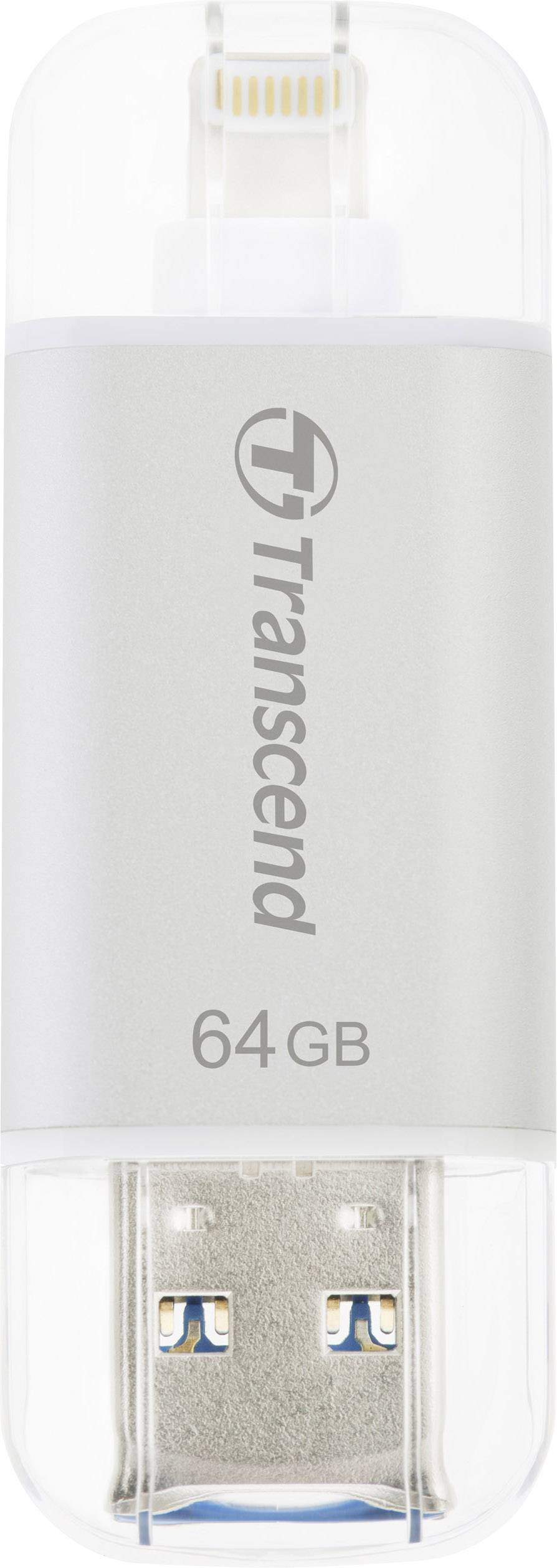 Transcend JetDrive™ Go 300 USB-Zusatzspeicher Smartphone/Tablet Silber 64GB USB 3.1, Apple Lightning