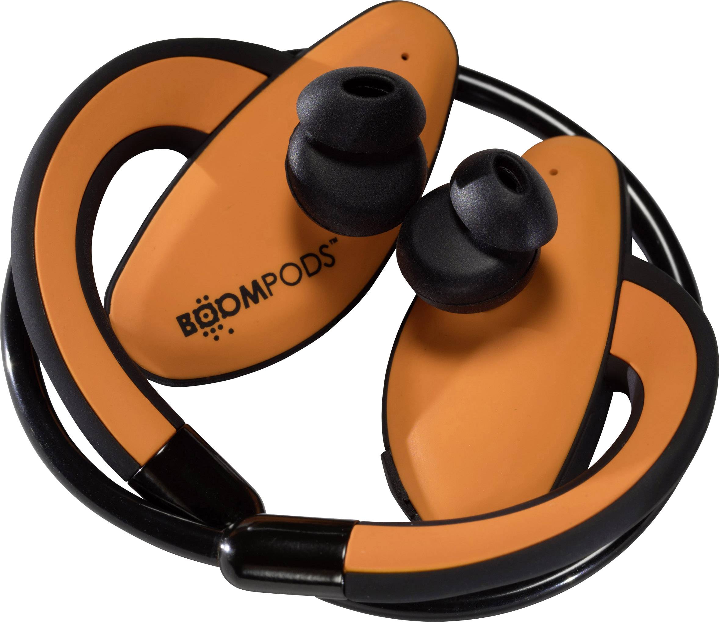 Boompods Sportpods Bluetooth® Sport In Ear Kopfhörer In Ear Headset, Schweißresistent, Wasserabweisend Orange