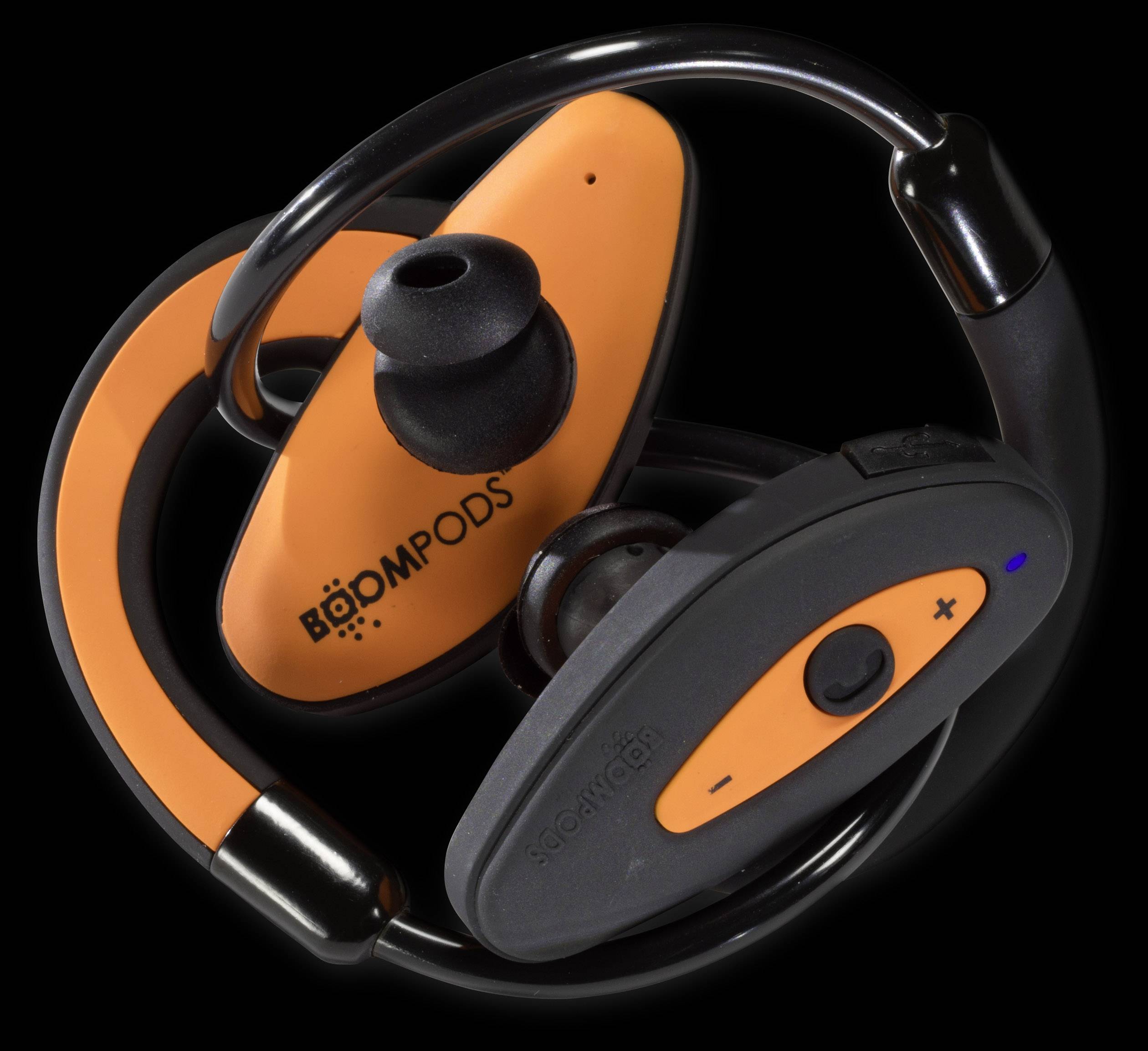 Boompods Sportpods Bluetooth® Sport In Ear Kopfhörer In Ear Headset, Schweißresistent, Wasserabweisend Orange