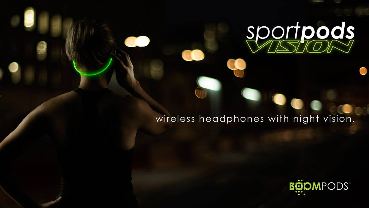 BOOMPODS SPORTPODS VISION IN-EAR GRÜN