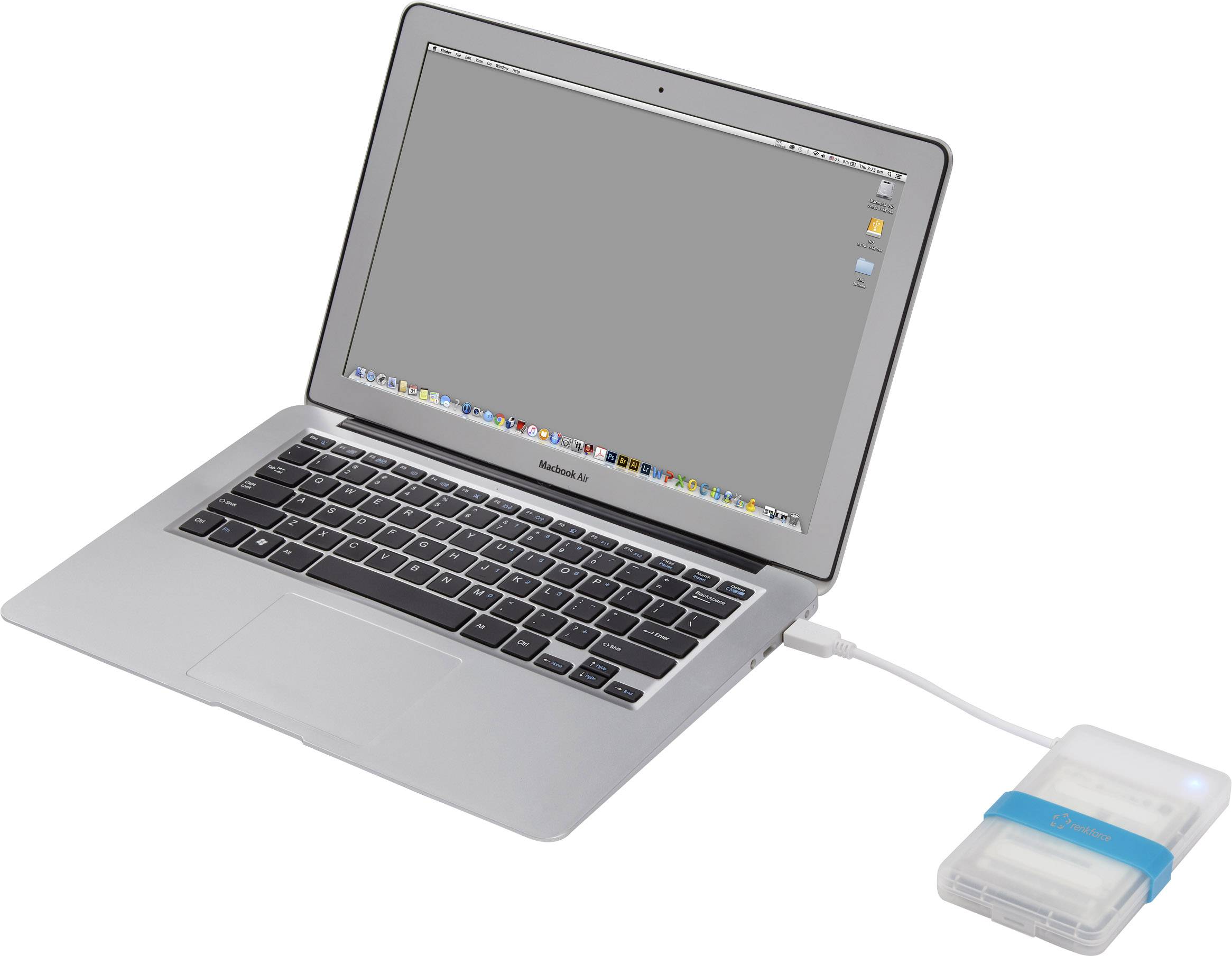 Renkforce RF-4254476 6.35 cm (2.5 Zoll)-Festplattengehäuse 2.5 Zoll USB 3.2 Gen 1 (USB 3.0)