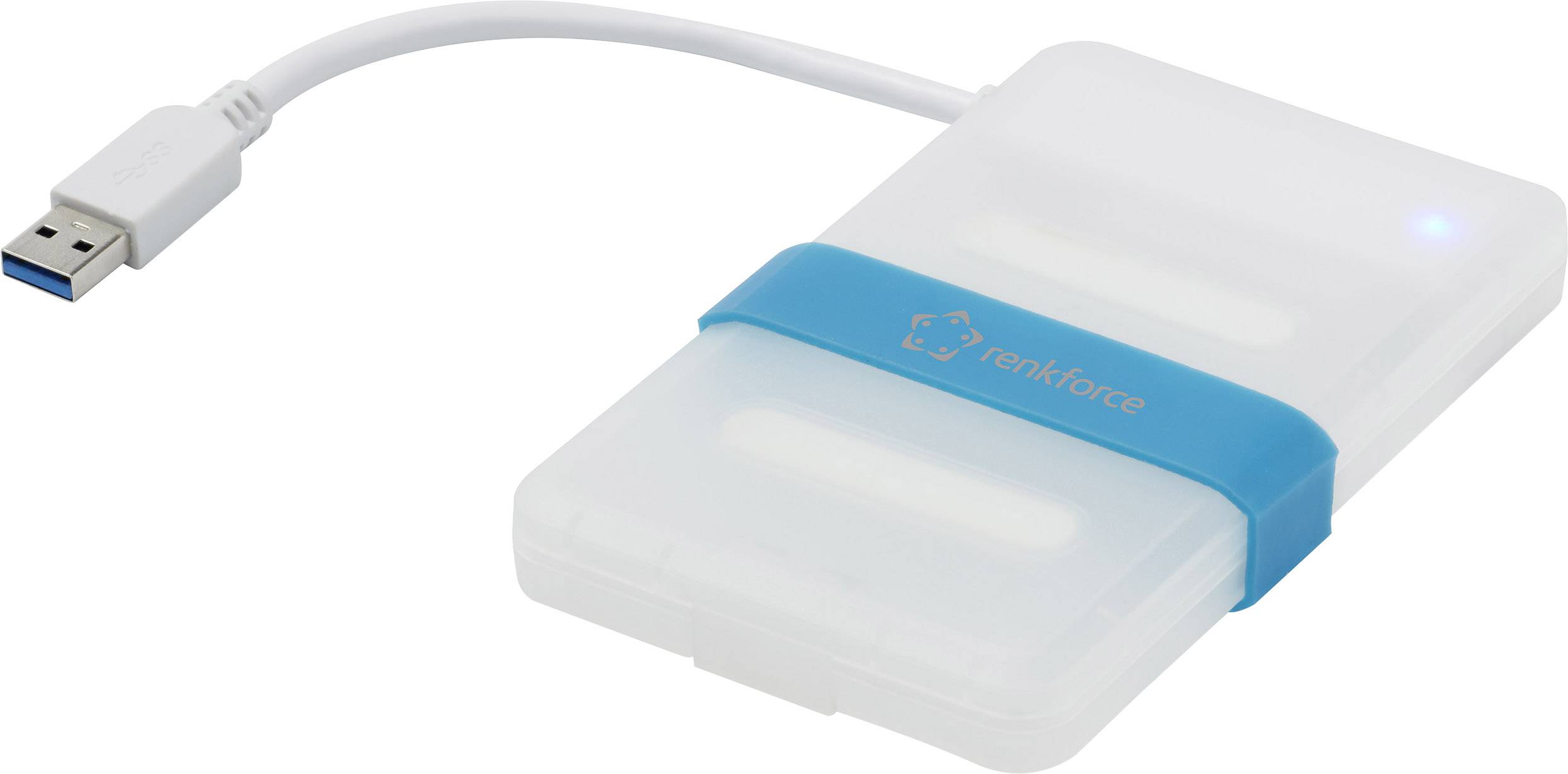 Renkforce RF-4254476 6.35 cm (2.5 Zoll)-Festplattengehäuse 2.5 Zoll USB 3.2 Gen 1 (USB 3.0)