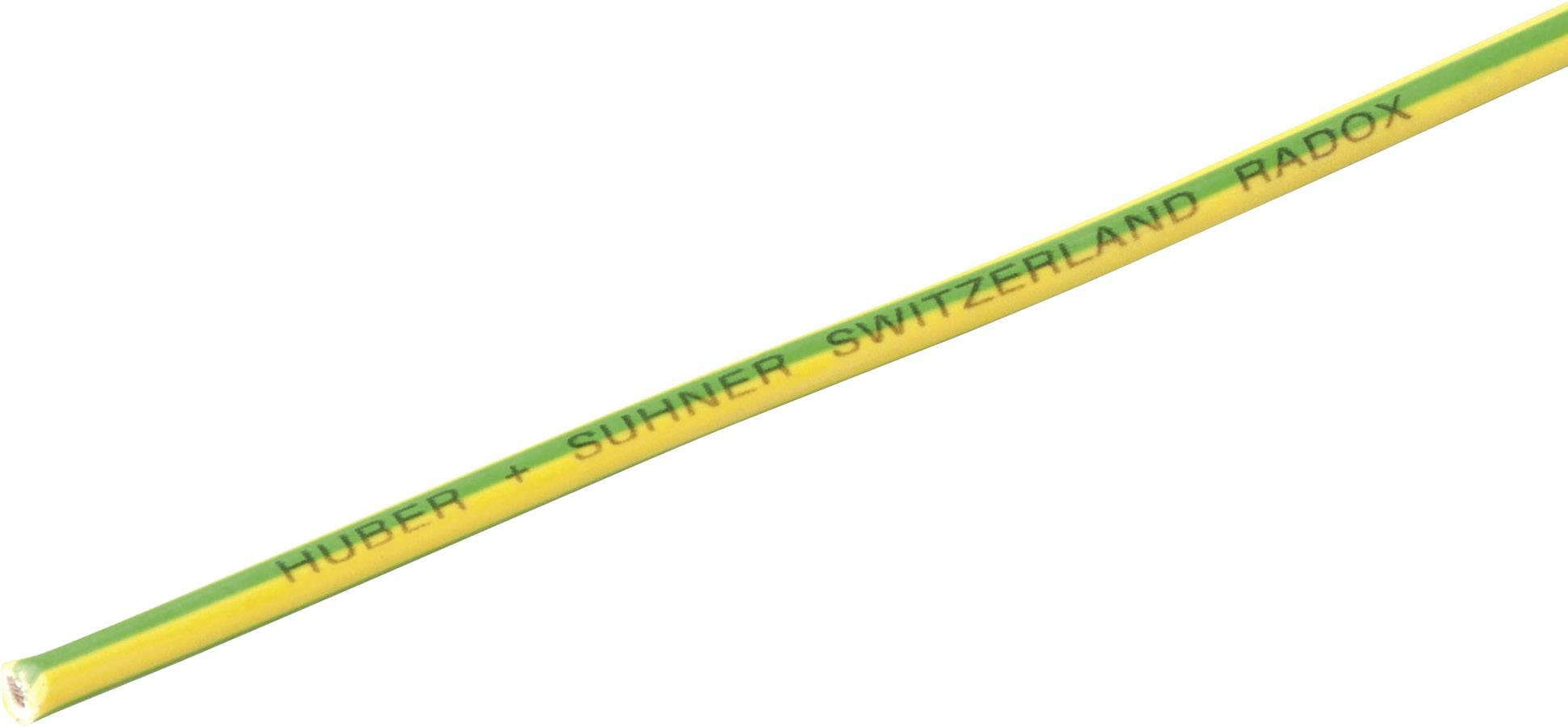 Huber+Suhner 12560295 Litze Radox® 155 1 x 16 mm² Grün, Gelb Meterware
