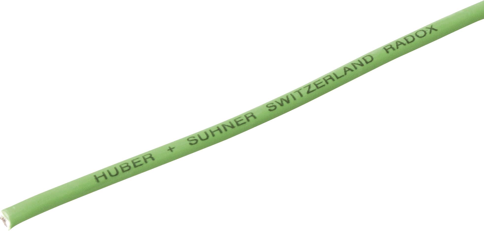 Huber+Suhner 12420137 Litze Radox® 155 1 x 0.75mm² Grün Meterware