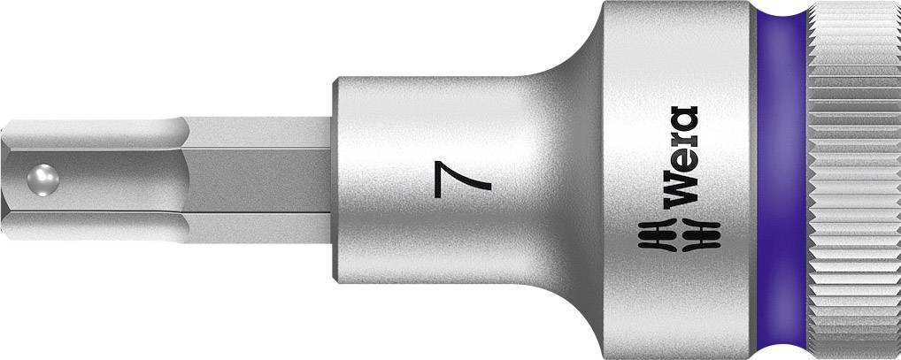 Wera 8740 C HF 05003823001 Innen-Sechskant Steckschlüssel-Bit-Einsatz 7mm 1/2" (12.5 mm)