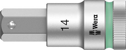 Wera 8740 C HF 05003827001 Innen-Sechskant Steckschlüssel-Bit-Einsatz 14 mm 1/2  (12.5 mm)