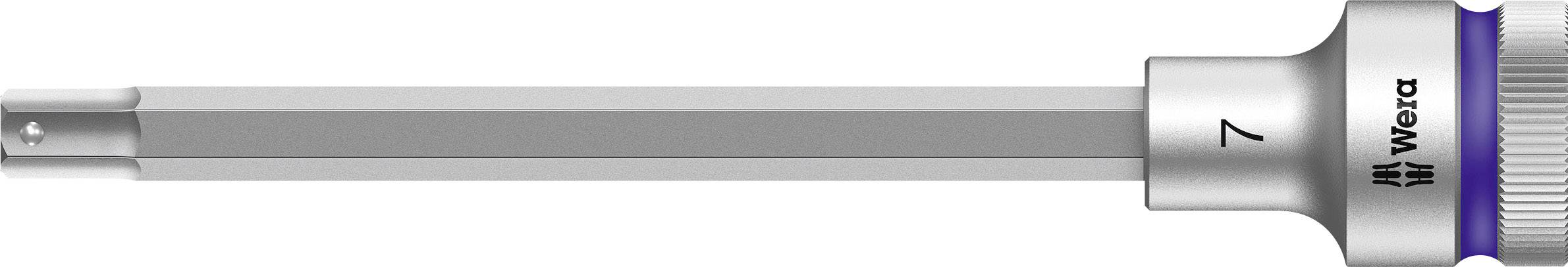 Wera 8740 C HF 05003843001 Innen-Sechskant Steckschlüssel-Bit-Einsatz 7 mm 1/2" (12.5 mm)