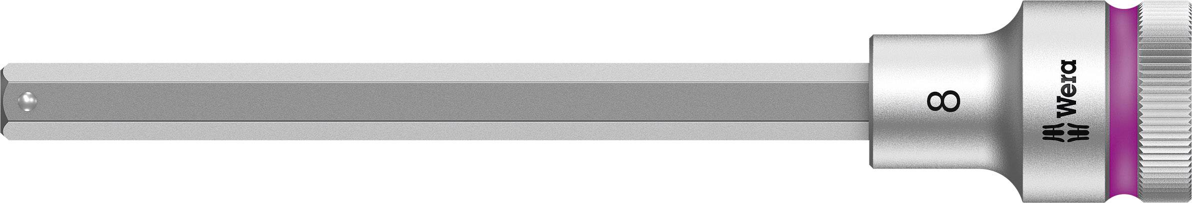 Wera 8740 C HF 05003844001 Innen-Sechskant Steckschlüssel-Bit-Einsatz 8mm 1/2" (12.5 mm)