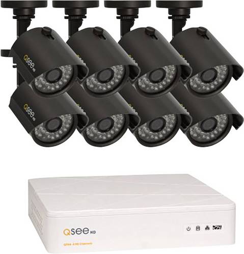 Q-See QTH8-8Z3-1 AHD Überwachungskamera-Set 8-Kanal mit 8 Kameras 1TB