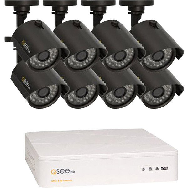 Q-See QTH8-8Z3-1 AHD Überwachungskamera-Set 8-Kanal mit 8 Kameras 1TB