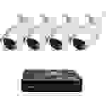 Q-See QT868-4BC-2 LAN IP-Überwachungskamera-Set 8-Kanal mit 4 Kameras 1920 x 1080 Pixel