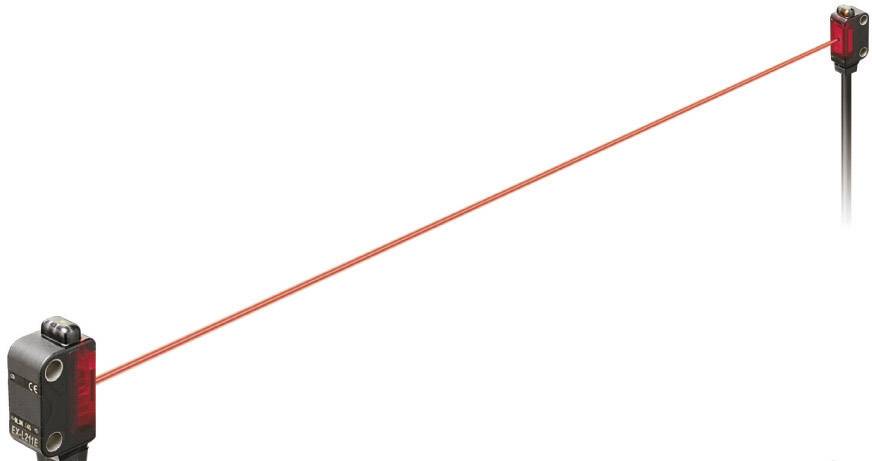 Panasonic Laser-Einweg-Lichtschranke EX-L211 EX-L211hellschaltend, dunkelschaltend, Umschalter (Hell-EIN/Dunkel-EIN) 1St.