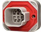 TE Connectivity DT15-6P Rundstecker Stecker, gerade Gesamtpolzahl: 6 Serie (Rundsteckverbinder): DT
