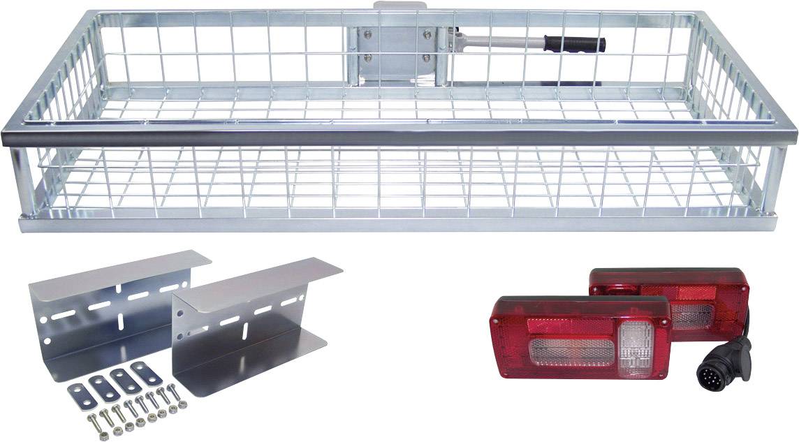 Berger & Schröter Heckträger Fietsenrekken verzinkt met verlichting 31437 (B x H x T) 105 x 16 x 45cm Verzinkt