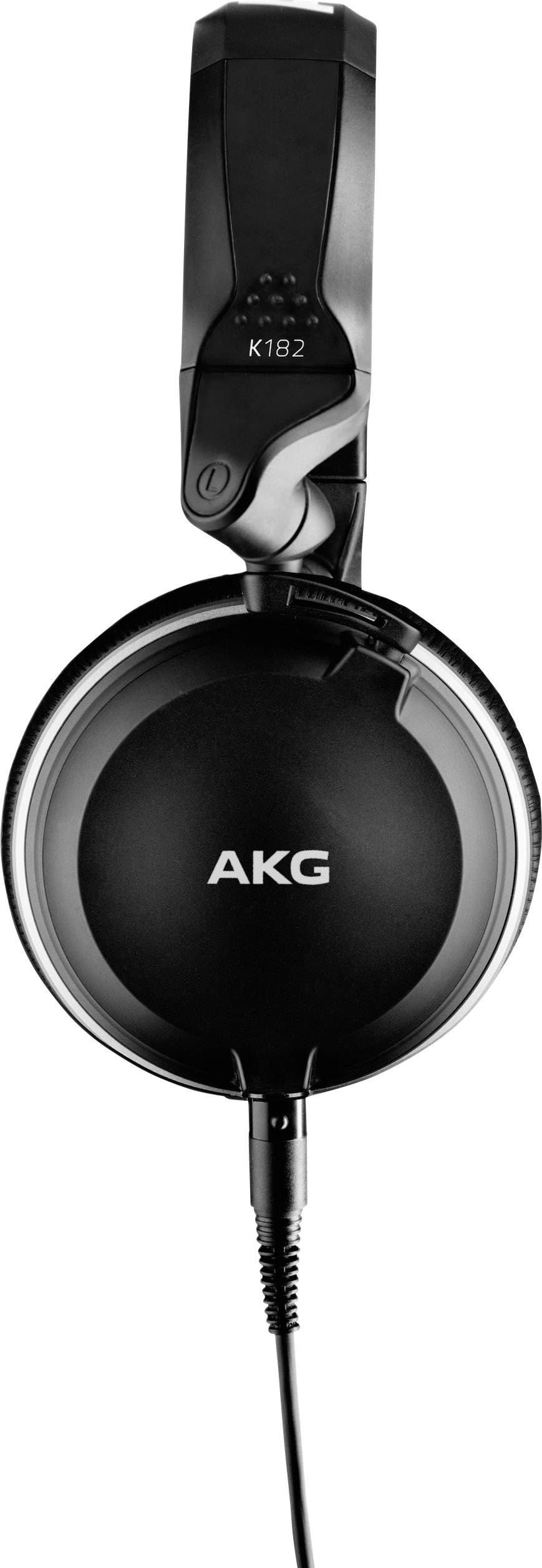 AKG Harman K182 Over Ear Kopfhörer kabelgebunden Schwarz Faltbar Studio