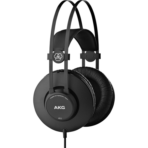 AKG Harman K52 Studio Over Ear Kopfhörer kabelgebunden Schwarz