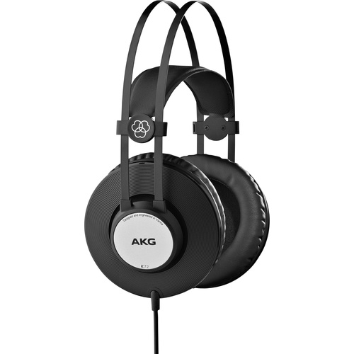 AKG Harman K72 Studio Over Ear Kopfhörer kabelgebunden Schwarz, Silber