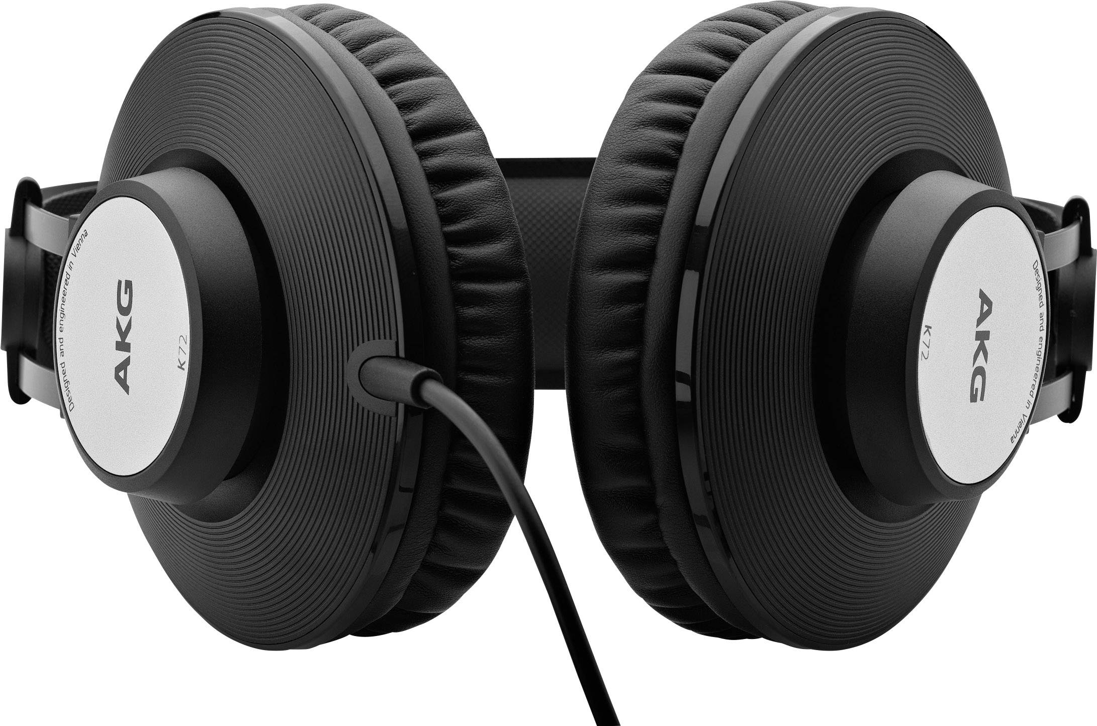AKG Harman K72 Over Ear Kopfhörer kabelgebunden Schwarz, Silber Studio