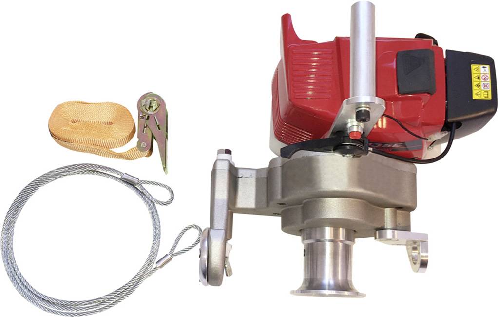 Berger & Schröter Spillwinde 31593 Zugkraft (rollend)=1000kg Antrieb über Benzinmotor