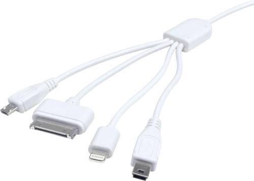 Eufab USB Ladekabel mit 4 Anschlüssen Belastbarkeit Strom max.=1A Passend für (Details)