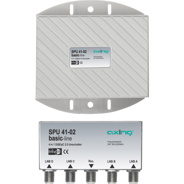 Axing SPU 41-02 DiSEqC-Schalter 4 (4 SAT/0 terrestrisch) 1