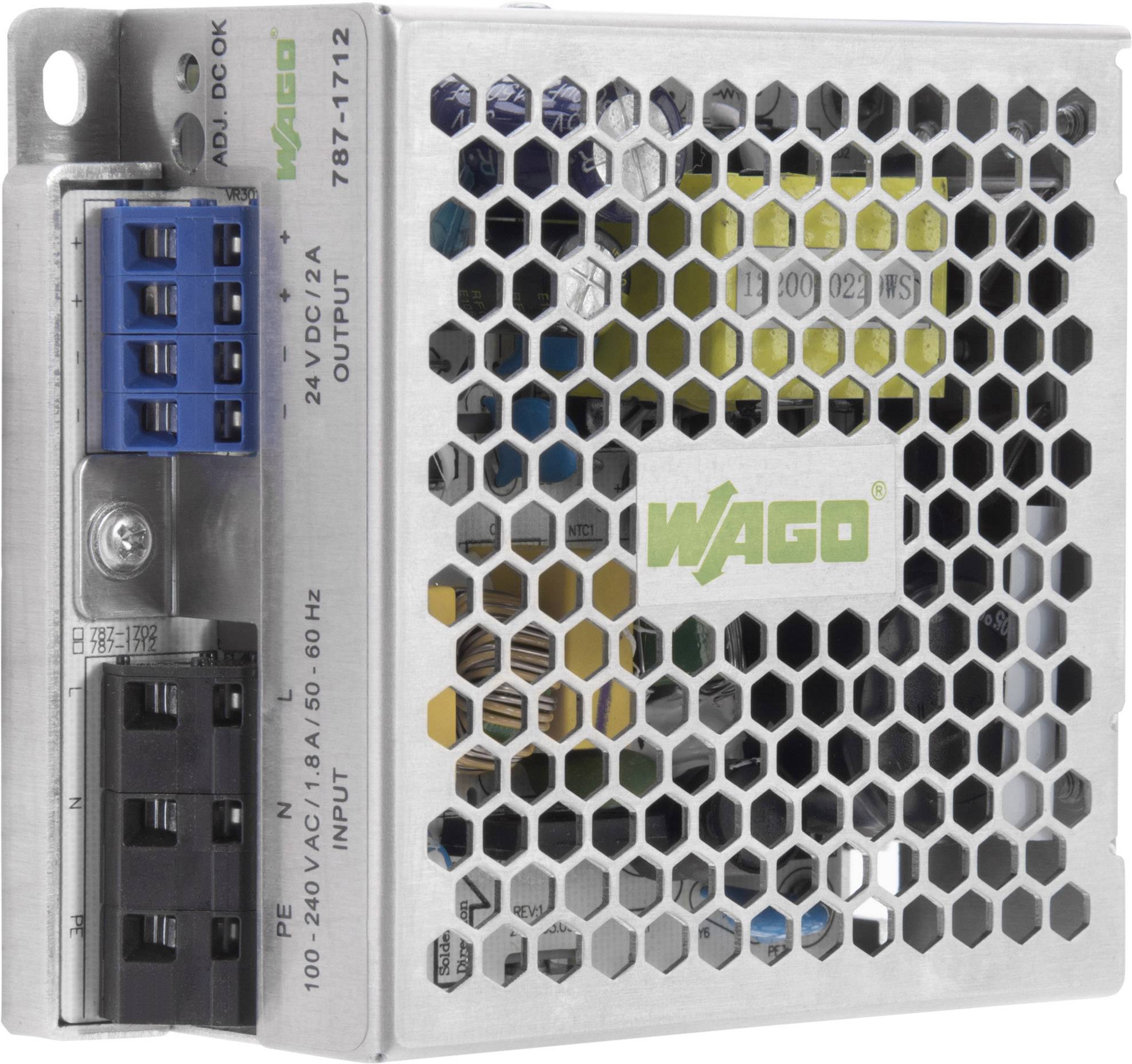 WAGO 787-1712 Hutschienen-Netzteil (DIN-Rail) 24V 2.5A 60W Anzahl Ausgänge:1 x Inhalt 1St.