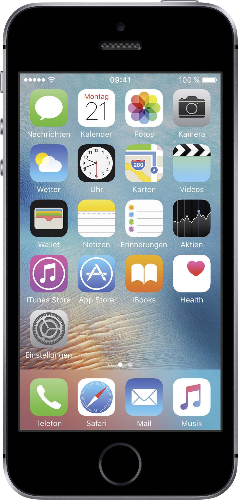 Apple iPhone SE iPhone 16 GB () Spacegrau iOS 11